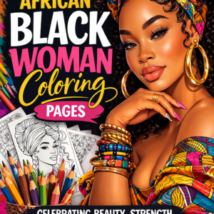 african black woman coloring pages