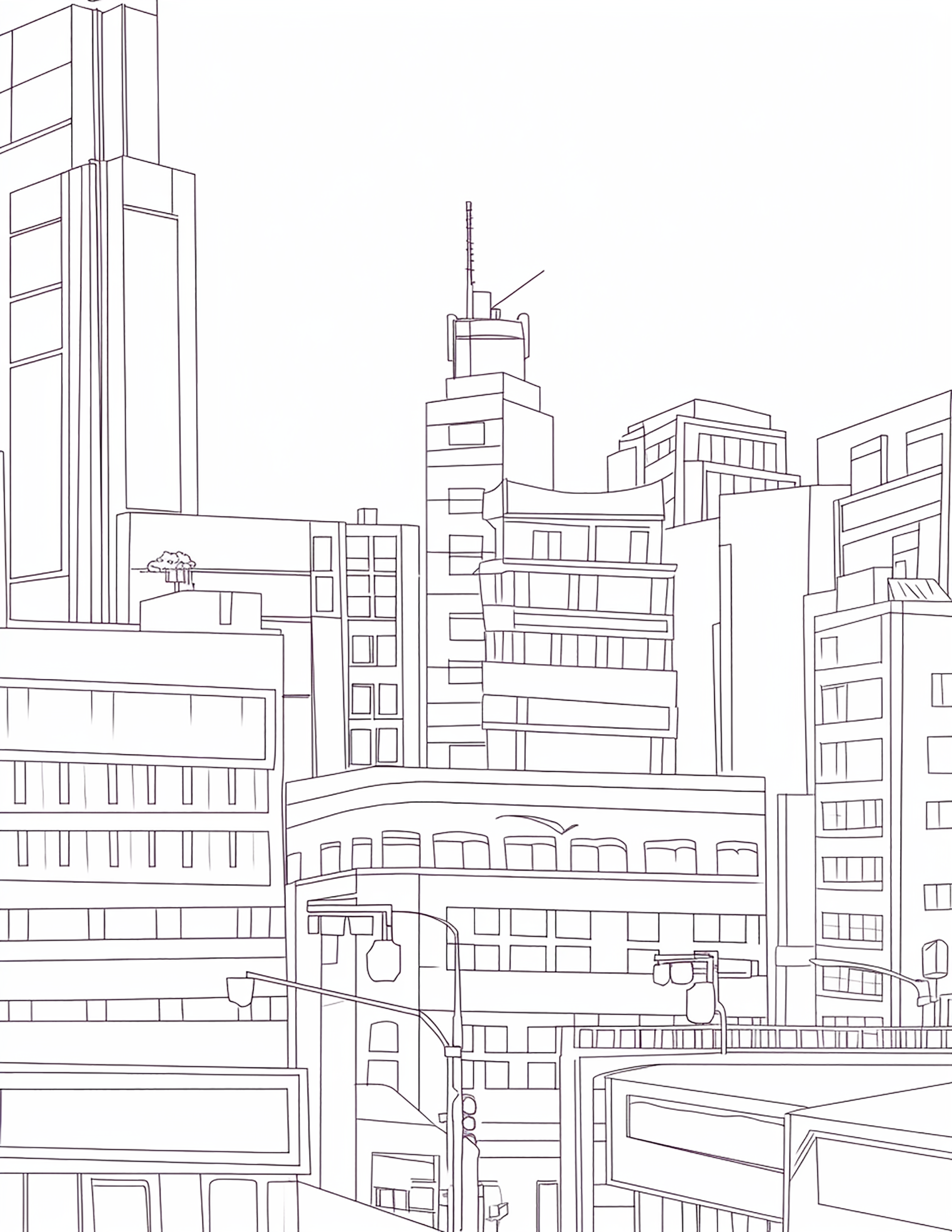 city coloring book pages city coloring book pages